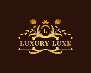 Luxury Floral Haven logo design