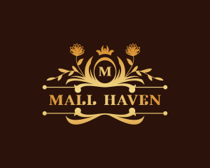 Luxury Floral Haven logo design