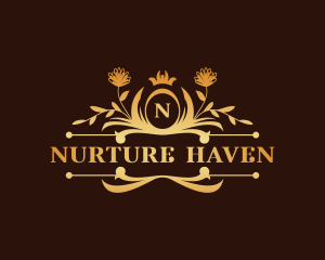 Luxury Floral Haven logo design