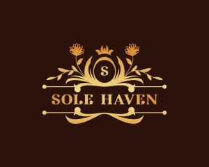 Luxury Floral Haven logo design