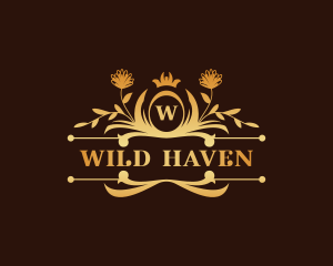 Luxury Floral Haven logo design