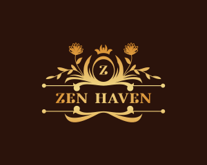 Luxury Floral Haven logo design