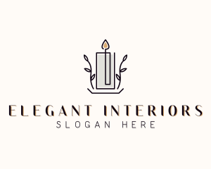 Spa Candlelight Wellness logo design