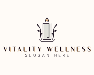 Spa Candlelight Wellness logo design