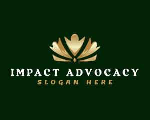Advocacy - Human Crown Foundation logo design