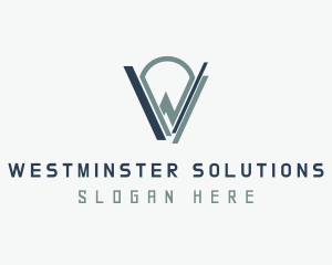 Professional Company Letter W logo design