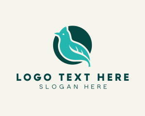 Forest - Natural Leaf Sparrow logo design