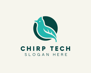 Natural Leaf Sparrow logo design