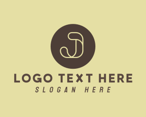 Lettermark - Elegant Circle Letter J logo design