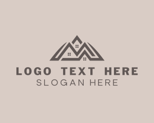 Roofing - Roofing House Contractor logo design