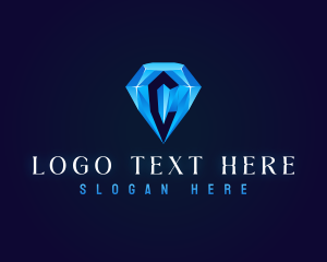 Luxury - Premium Crystal Diamond logo design