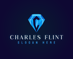 Premium Crystal Diamond logo design