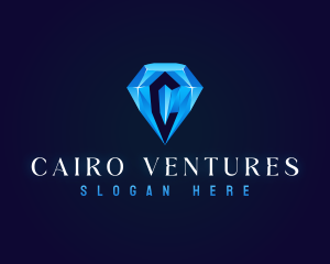 Premium Crystal Diamond logo design