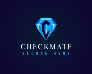 Premium Crystal Diamond logo design