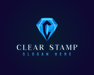 Premium Crystal Diamond logo design