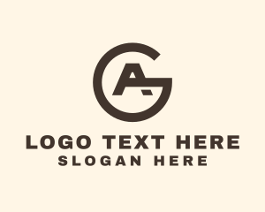 Simple - Simple Generic Letter GA Business logo design