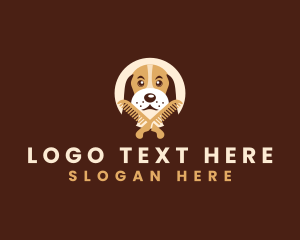 Veterinarian - Dog Animal Groom logo design