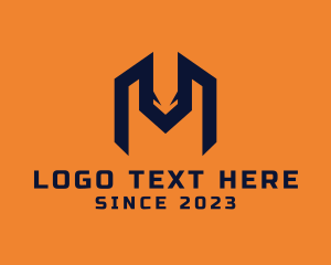 Wild Fox Letter M logo design