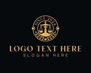 Judge - Attorney Law Notary logo design