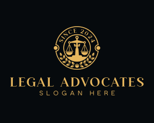 Attorney Law Notary logo design