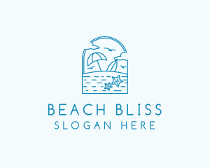 Vacation Beach Resort logo design