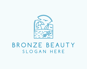 Vacation Beach Resort logo design