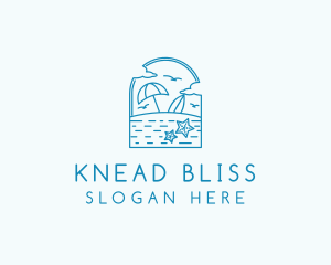 Vacation Beach Resort logo design