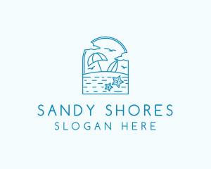 Beach - Vacation Beach Resort logo design