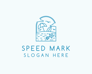 Vacation Beach Resort logo design