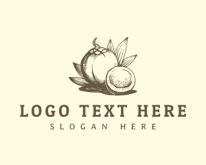 Vintage - Coconut Juice Drink logo design