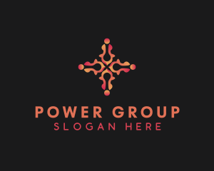 Group - People Association Group logo design