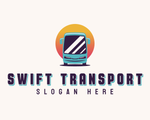 Bus Transport Vehicle logo design