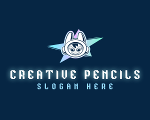 Creative Futuristic Gamer logo design