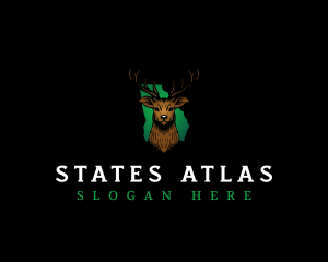 Georgia Deer Hunting logo design