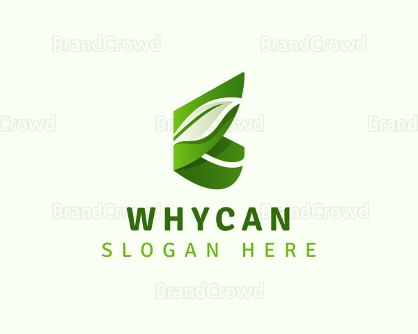 Natural Organic Leaf Logo