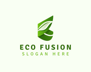 Natural Organic Leaf Logo