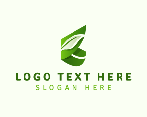 Natural Organic Leaf Logo