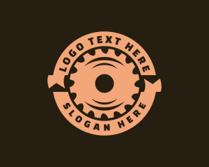 Woodworking - Industrial Circular Saw logo design