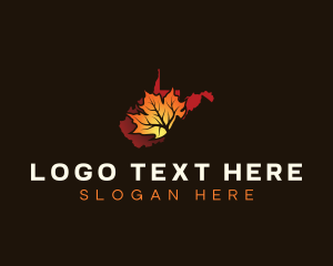 Map - West Virginia Sugar Maple logo design