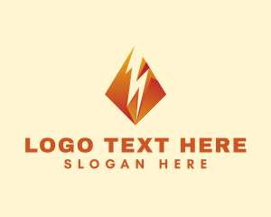 Charge - Power Energy Lightning logo design