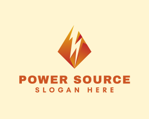 Watt - Power Energy Lightning logo design