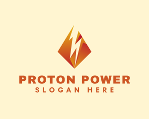 Power Energy Lightning logo design