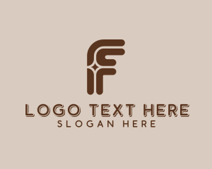 Letter F - Boutique Jewelry Letter F logo design