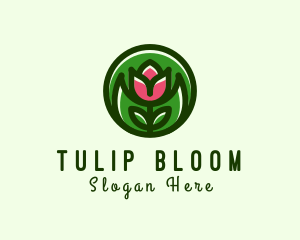 Tulip - Tulip Flower Gardening logo design