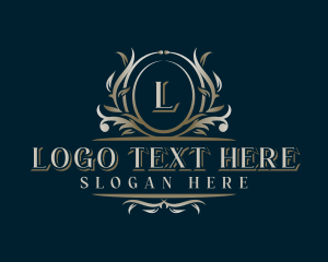 Victorian - Premium Ornamental Crest logo design