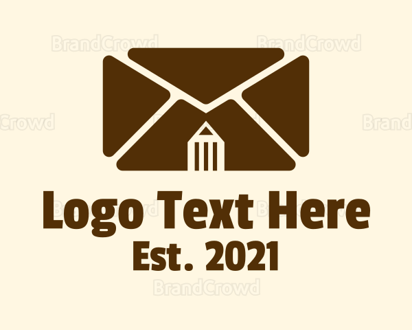 Pencil Mail Envelope Logo