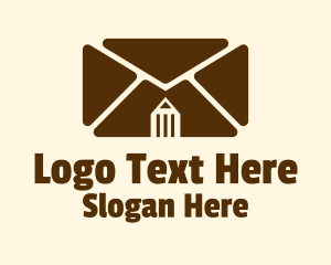 Pencil Mail Envelope Logo