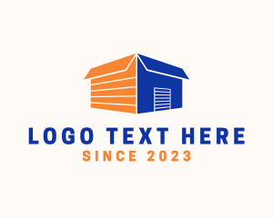 Delivery Service - Storage Garage Box logo design