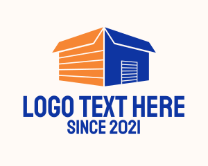 Garage - Storage Garage Box logo design