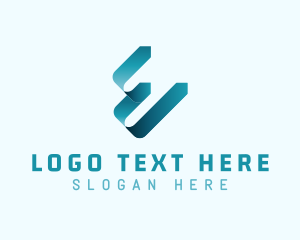 Digital Marketing - Generic Ribbon Letter E logo design